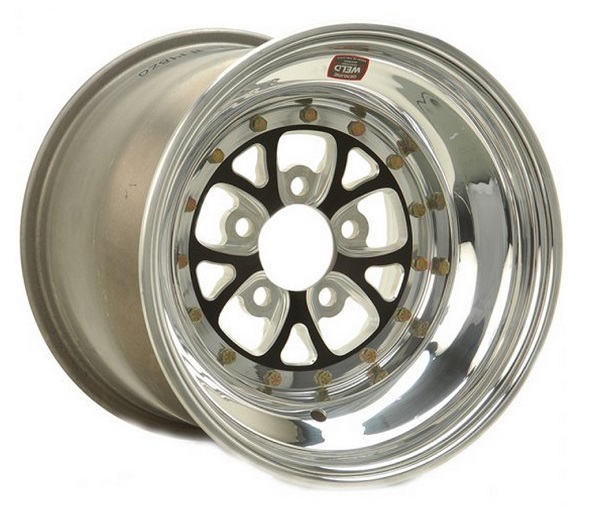 WE784B-508208 Weld Racing V Series Black 15x8, 4" B/S 5x4.50 Bolt Patern