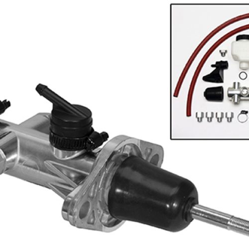 COMPACT TANDEM REMOTE MASTER  CYLINDER, 1-1/8″ BORE POLISHED