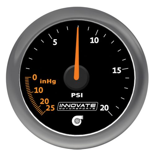 MTX-A BOOST/VACUUM GAUGE      2-1/16″ ANALOG, 25IN/HG-20PSI