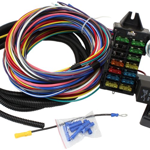 12 CIRCUIT UNIVERSAL WIRING   HARNESS 14 FUSE 12V