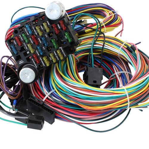 21 CIRCUIT UNIVERSAL WIRING   HARNESS 21 FUSE 12V