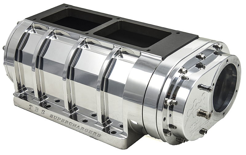 BLOWER 8-71 BILLET POLISHED FRONT OFFSET BILLET HIGH HELIX