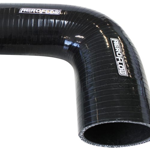 Silicone Hose Reducer 90 Deg; Blac I.D 5.00-4.00″ 127-102mm,