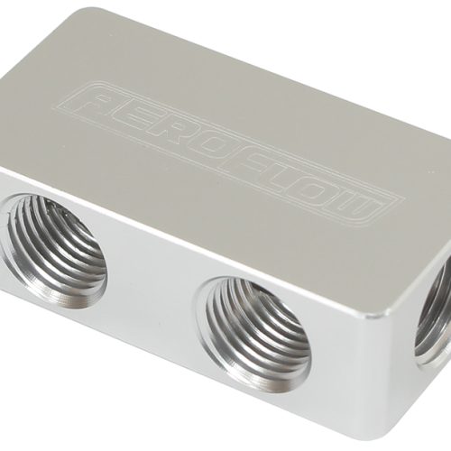COMPACT DISTRIBUTION BLOCK    2 IN, 4 OUT ALL PORTS 1/8″ NPT