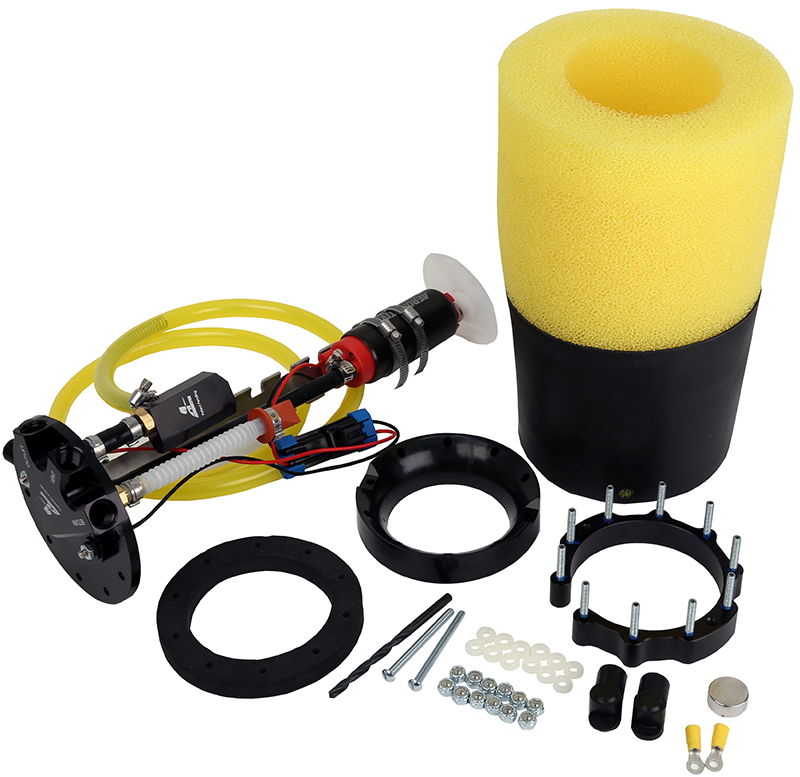 ARO18704 Aeromotive Apex Phantom 340 Lph 6" 10" Depth. Includes Jet Siphon