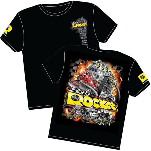 ROCKET BLACK T SHIRT YOUTH LARGE 14-16