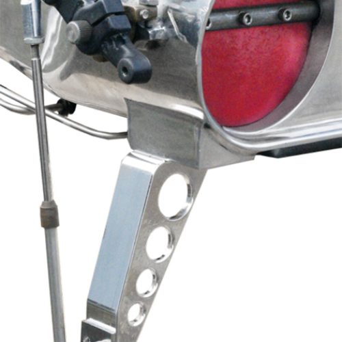 CV4000 Clearview Billet Bird Catcher Throttle Bracket. Polished Aluminum