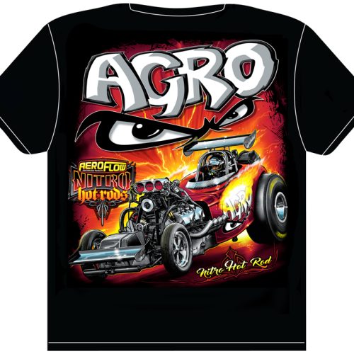 AGRO NITRO HOT ROD T- SHIRT   XX-LARGE