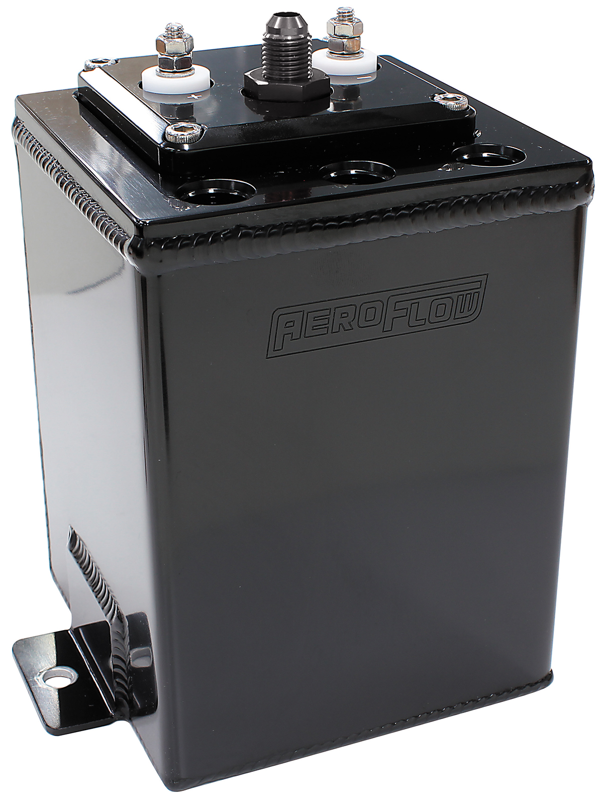 SINGLE PUMP SURGE TANK SUITS 40mm FUEL PUMPS POLISHED