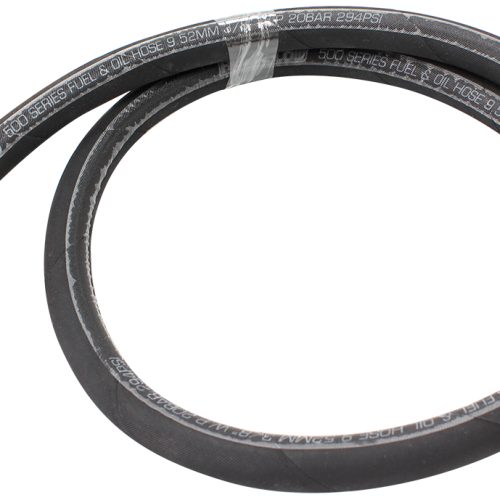 BLACK PUSH LOCK HOSE -8  1/2″ 3M RUBBER 12.7mm ID 19.5mm OD