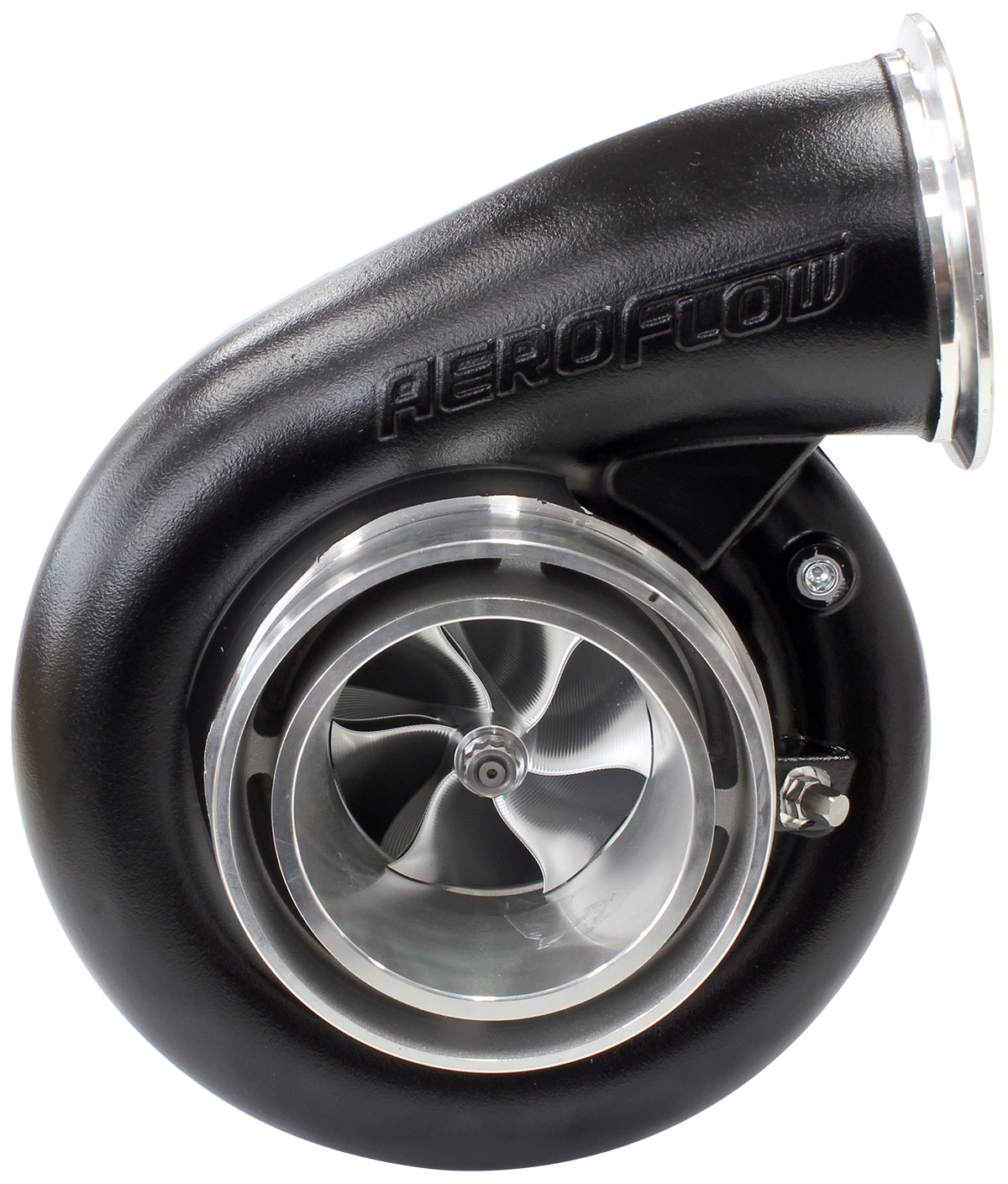 AF8006-4022BLK Aeroflow Boosted B7875 .96 T4 V Band Outlet Gen 3 Black