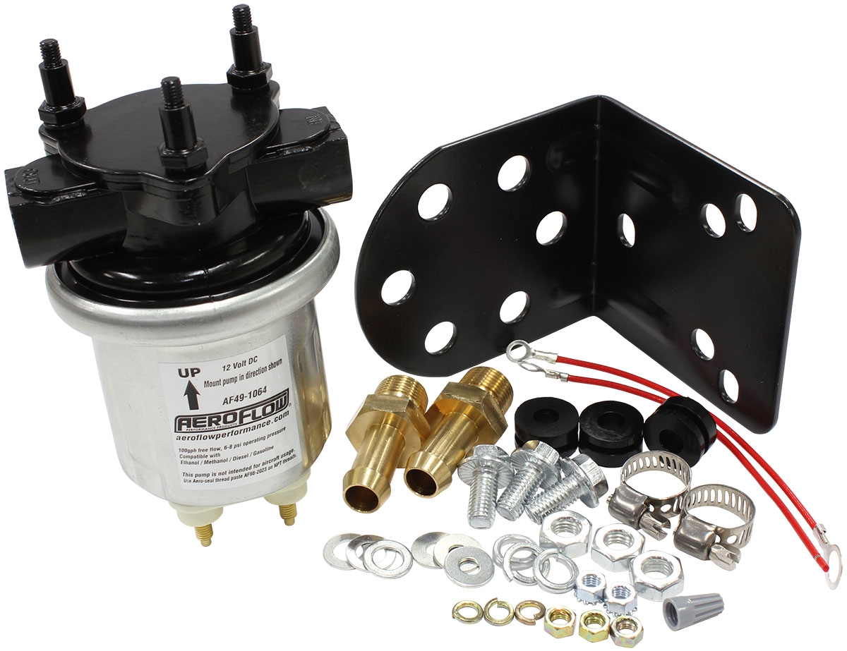 COMPACT SILVER FUEL PUMP 6-8 PSI 100 GPH ELECTRIC LIFT