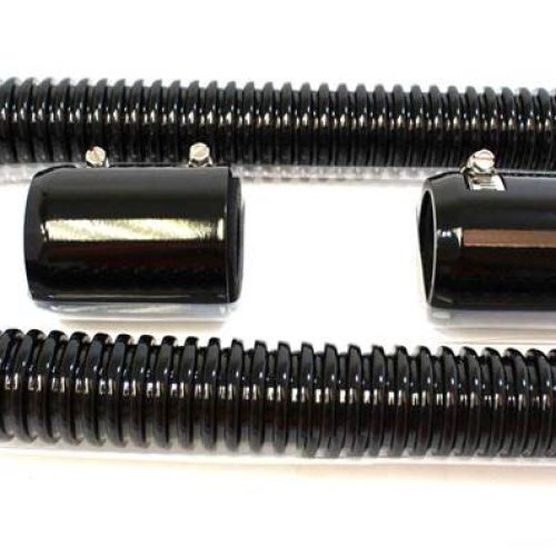 S/LESS STEEL RADIATOR HOSE KITBLACK, 1-3/4″ X 24″ LENGTH