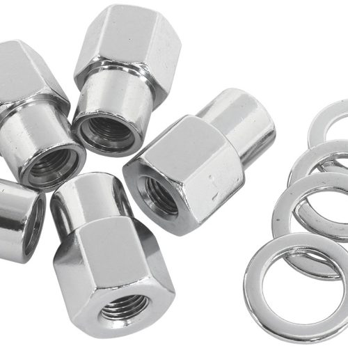 0.550 SHANK OPEN NUTS 7/16    CHROME 7/16-20″ WHEEL (5)