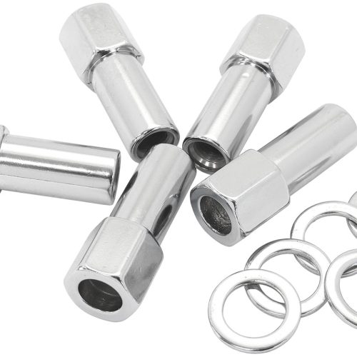 1.38 SHANK OPEN NUTS M12x1.50 CHROME M12 x 1.50mm WHEEL (5)