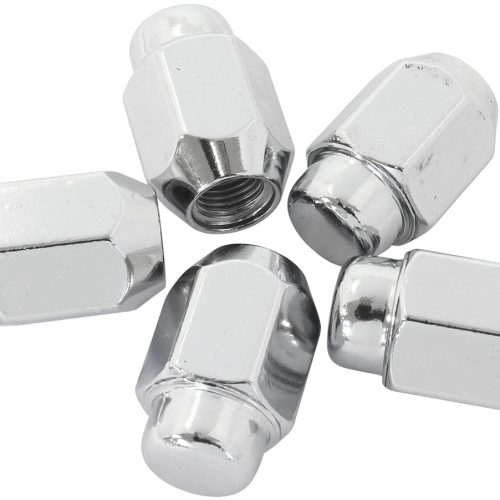 ACORN MID CLOSED NUTS 1/2     CHROME 1/2-20″ WHEEL (5)