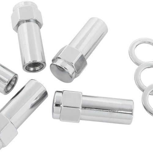 1.38 SHANK CLOSED NUTS M12x1.5CHROME M12 x 1.50mm WHEEL (5)