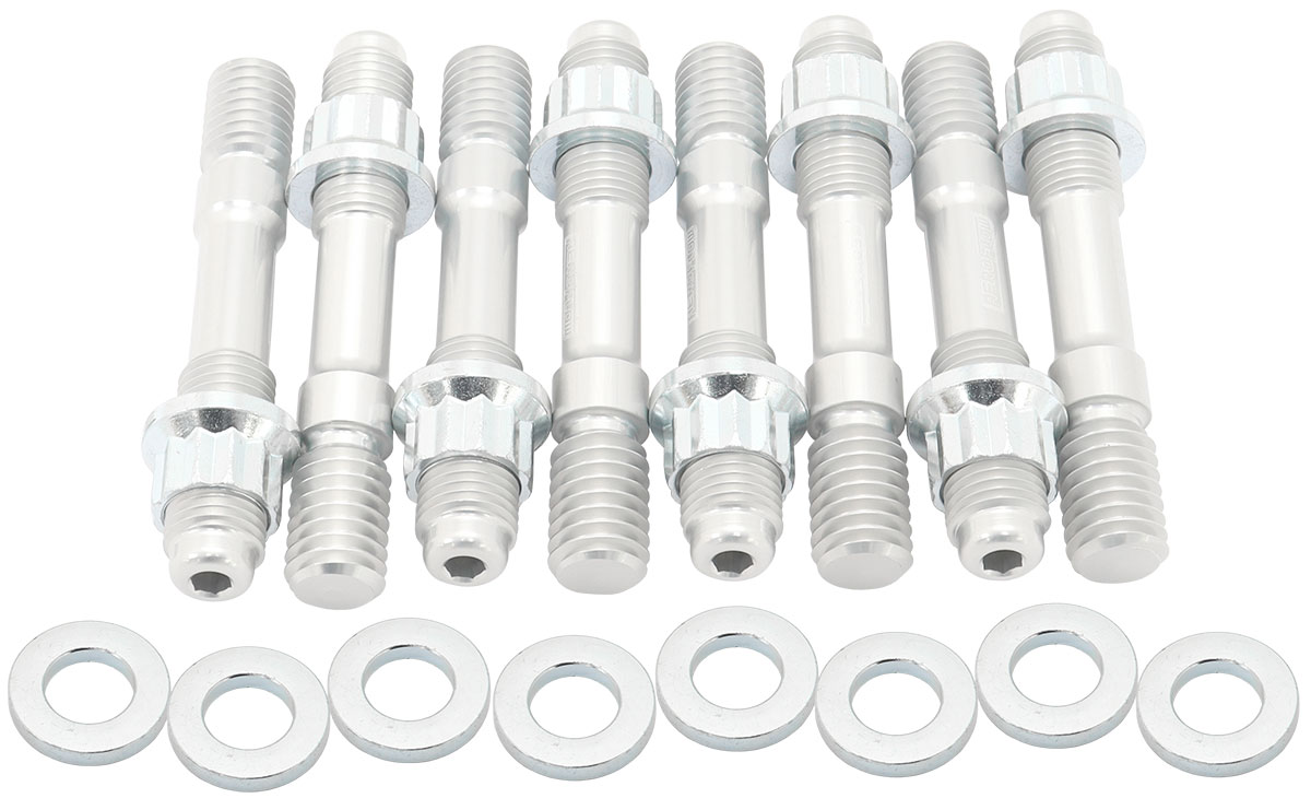 BLOWER STUD KIT SILVER STUDS SILVER FINISH 2.9" OAL