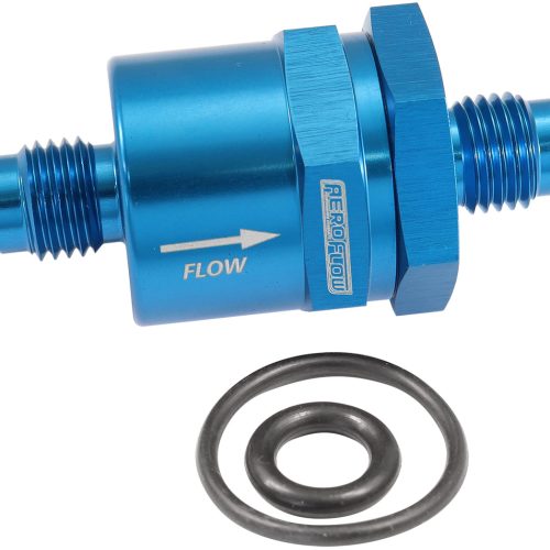 CHECK VALVE INLINE -4AN BLUE / ONE WAY VALVE