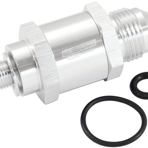 M10 X 1.0MM X -6AN CHECK VALVESILVER MALE TO MALE BOSCH PUMP