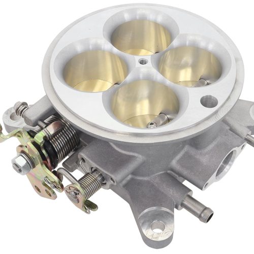 4BBL Cast Throttle Body 4150  natural square bore 4 barrell