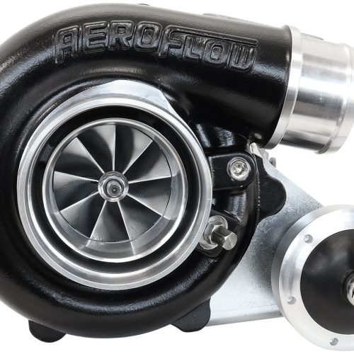 AF8005-3076BLK Aeroflow Boosted B5455.82 T3 Internal 5 Bolt Outlet G30 660 Black