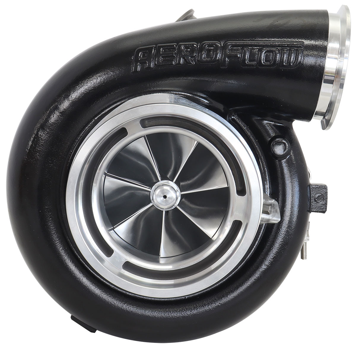 AF8006-6023BLK Aeroflow Boosted 106102 1.22 A/R V Bandvband Outlet Gtx5544 Black