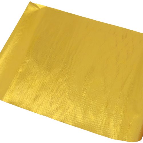 GOLD HEAT BARRIER 12″ x 12″   SHEET ADHESIVE BACKED