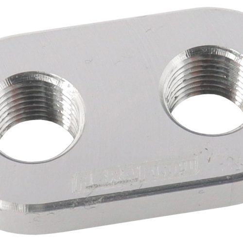 WELD IN ALLOY PLATE 1/8″ NPT x 2 PORTS VACUUM INTERCOOLER