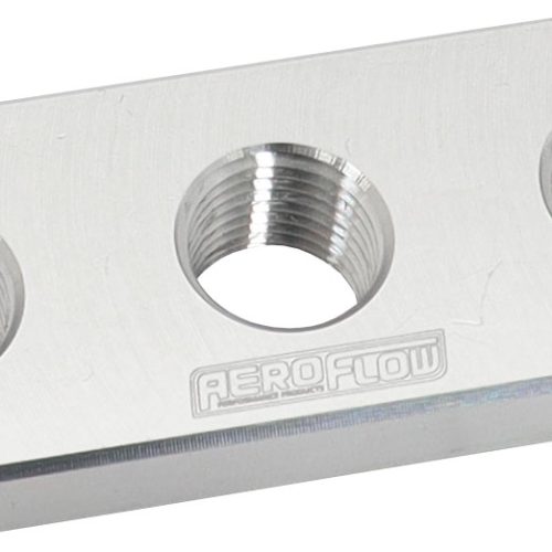 WELD IN ALLOY PLATE 1/8″ NPT x 3 PORTS VACUUM INTERCOOLER