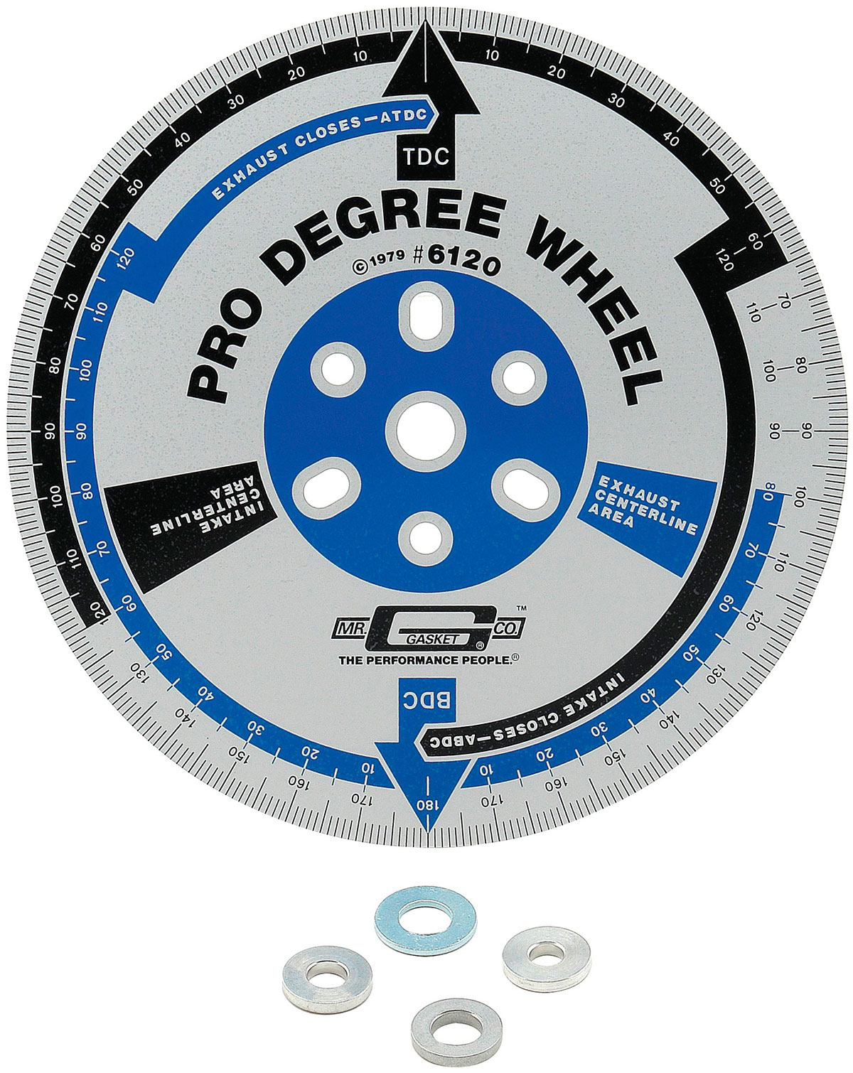 MG6120MRG Mr Gasket 11" Universal Degree Wheel Alt. Cr99162