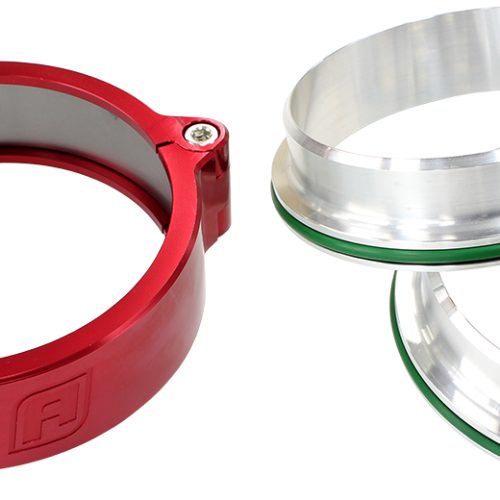 2.0″ BILLET INTERCOOLER CLAMPSSTAINLESS STEEL RED CLAMP