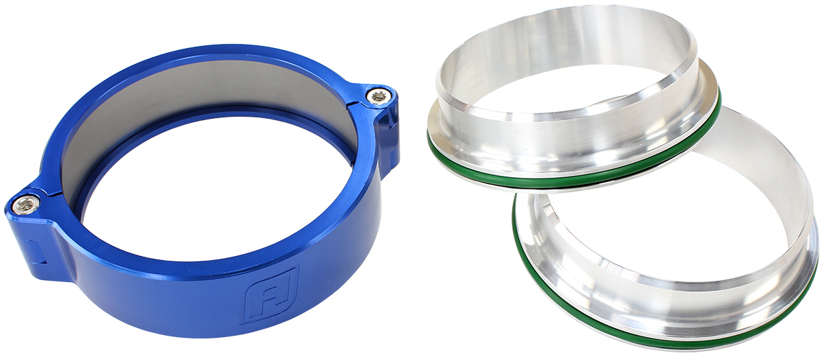 2.75" BILLET INTERCOOLER CLAMPSTAINLESS STEEL BLUE CLAMP