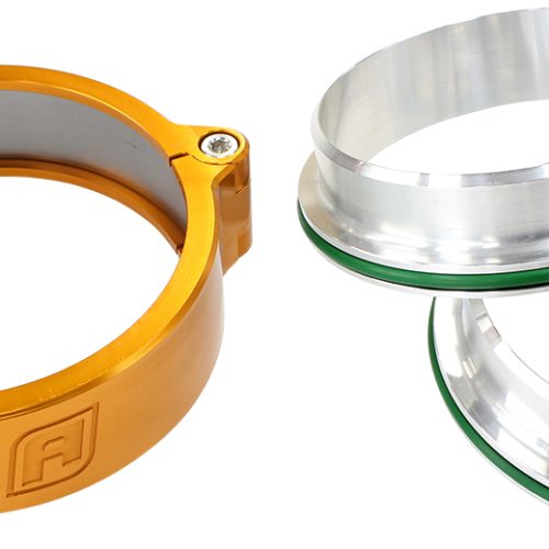 4.0″ BILLET INTERCOOLER CLAMPSSTAINLESS STEEL GOLD CLAMP