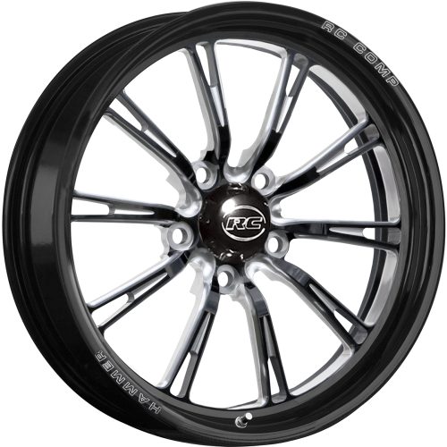 HAMMER-S ECLIPSE BLACK 17×6   FRONT 5×4.75″ 3.75 B/S.