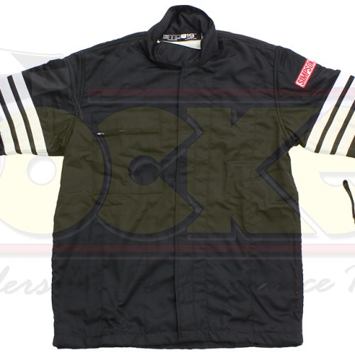 2 LAYER JACKET XX LARGE BLACK – SFI-5 – ARM RESTRAINTS