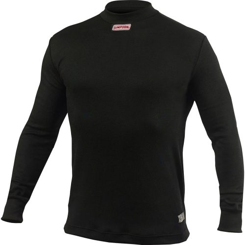 CARBONX TOP BLACK – 3X LARGE -UNDERWEAR – SFI – LONG SLEEVE