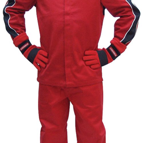 SFI-5 JACKET, SMALL, RED      2-LAYER, NOMEX