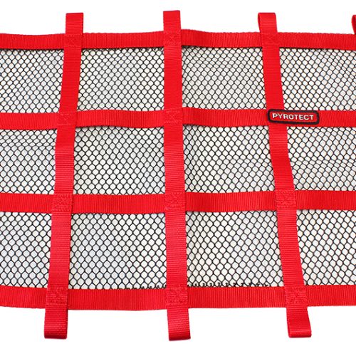 WINDOW NET, 18″ x 24″, RED    SFI 27.1 RATED