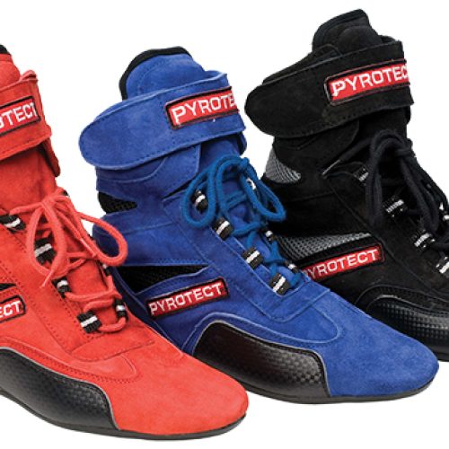 RACING SHOES, SIZE 14, BLACK  SFI-5, HIGH TOP