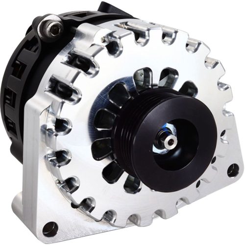 250A LS ALTERNATOR, MACHINED  ELITE SERIES BILLET, REAR POST