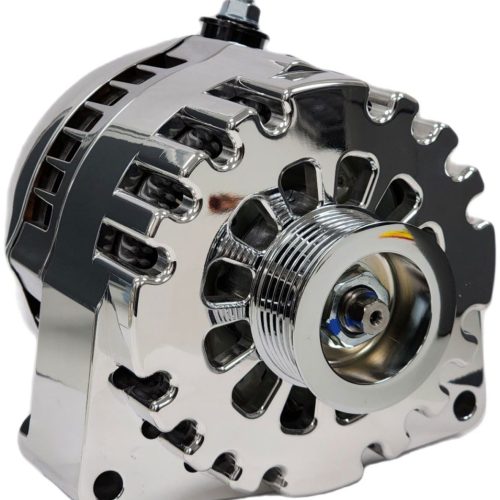 240A LS ALTERNATOR, CHROME    S SERIES, BILLET, SIDE POST