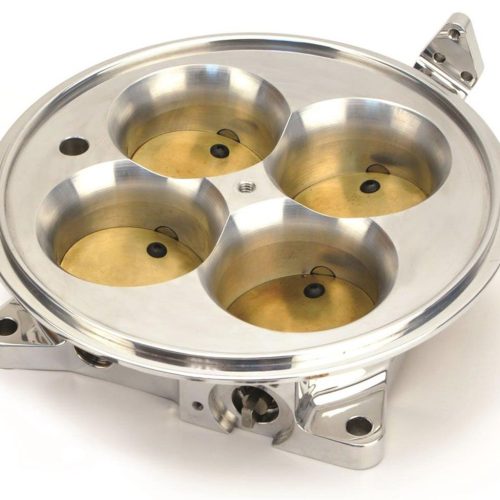 BILLET 4 BARREL 4500 THROTTLE BODY 2000 CFM TPS & IAC POLISH