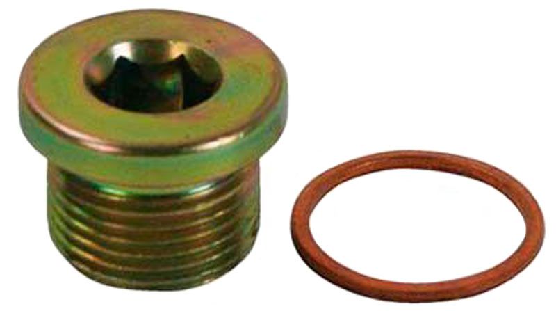 STEEL PLUG, M20x1.5 THREAD WITH COPPER WASHER