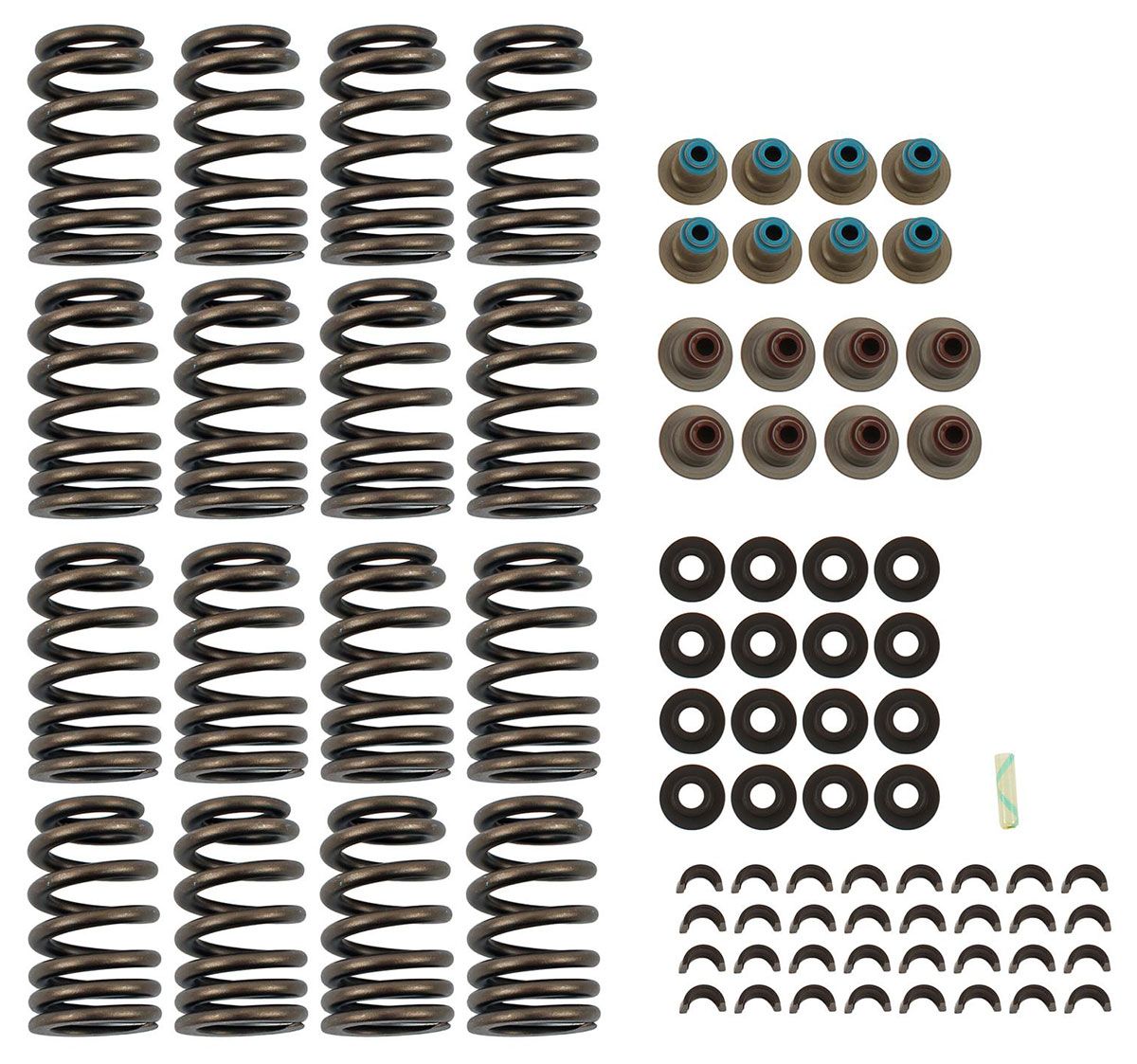 LS BEEHIVE VALVE SPRING KIT STEEL RETAINERS .580" MAX LIFT