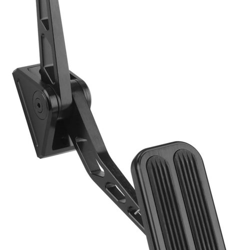 BLACK BILLET THROTTLE PEDAL   W/RUBBER COMPETITOR CENTRE