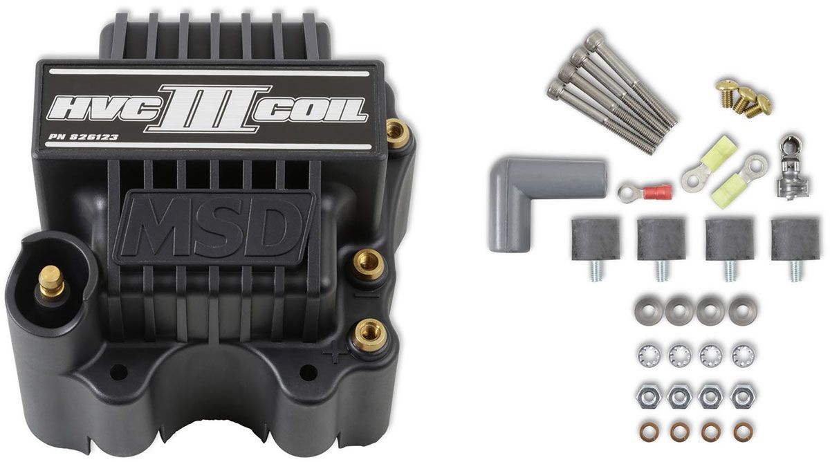 MSD HVC-3 SERIES COIL, BLACK MSD 7 OR 8 SERIES & PRO 600