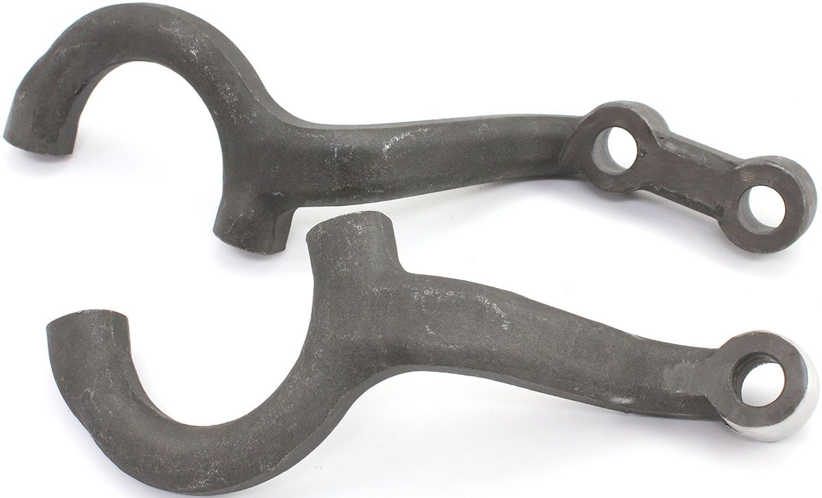STEEL STEERING ARMS RHD DEEP DROP SUIT 5" AXLE , WISHBONE