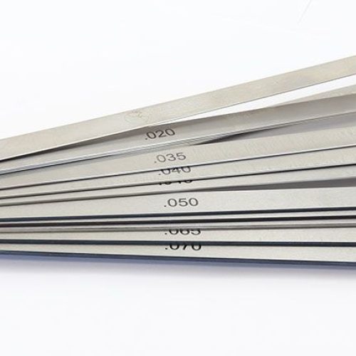 CARBON STEEL CLUTCH FEELER    GAUGE SET 12″ LONG .020″-.075″