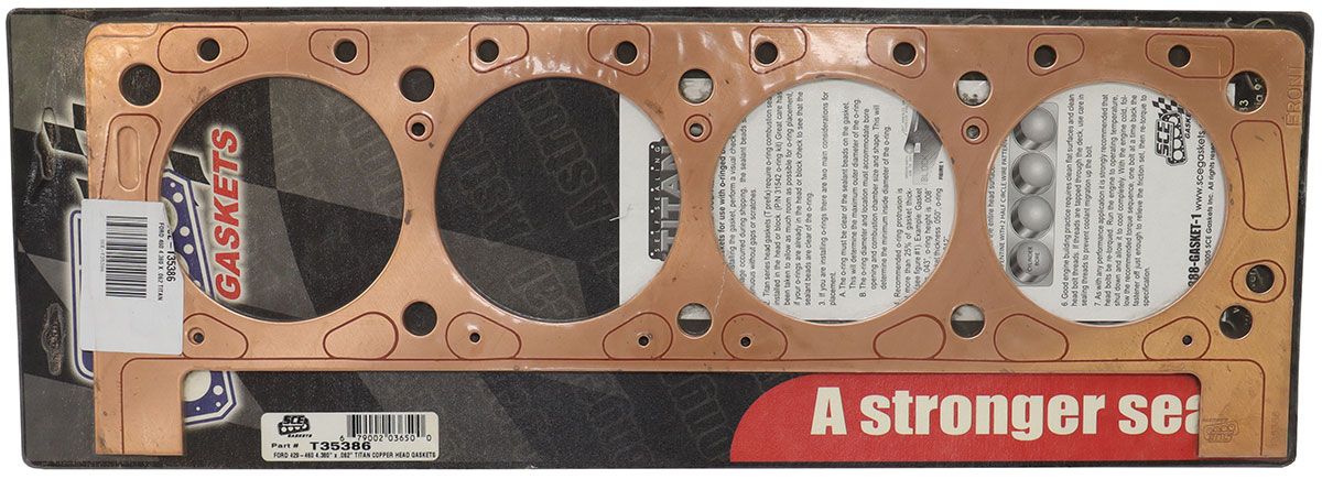 TITAN BB FORD 429-460 HEAD GASKETS 4.380" X .062"